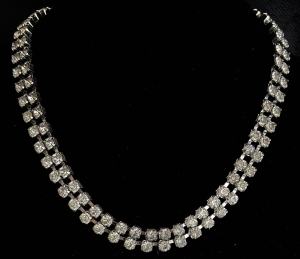 NASZYJNIK KRYSZTAŁOWY , USA, l. 50-te